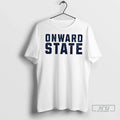 Trending Onward State Text Simple T Shirts Unisex
