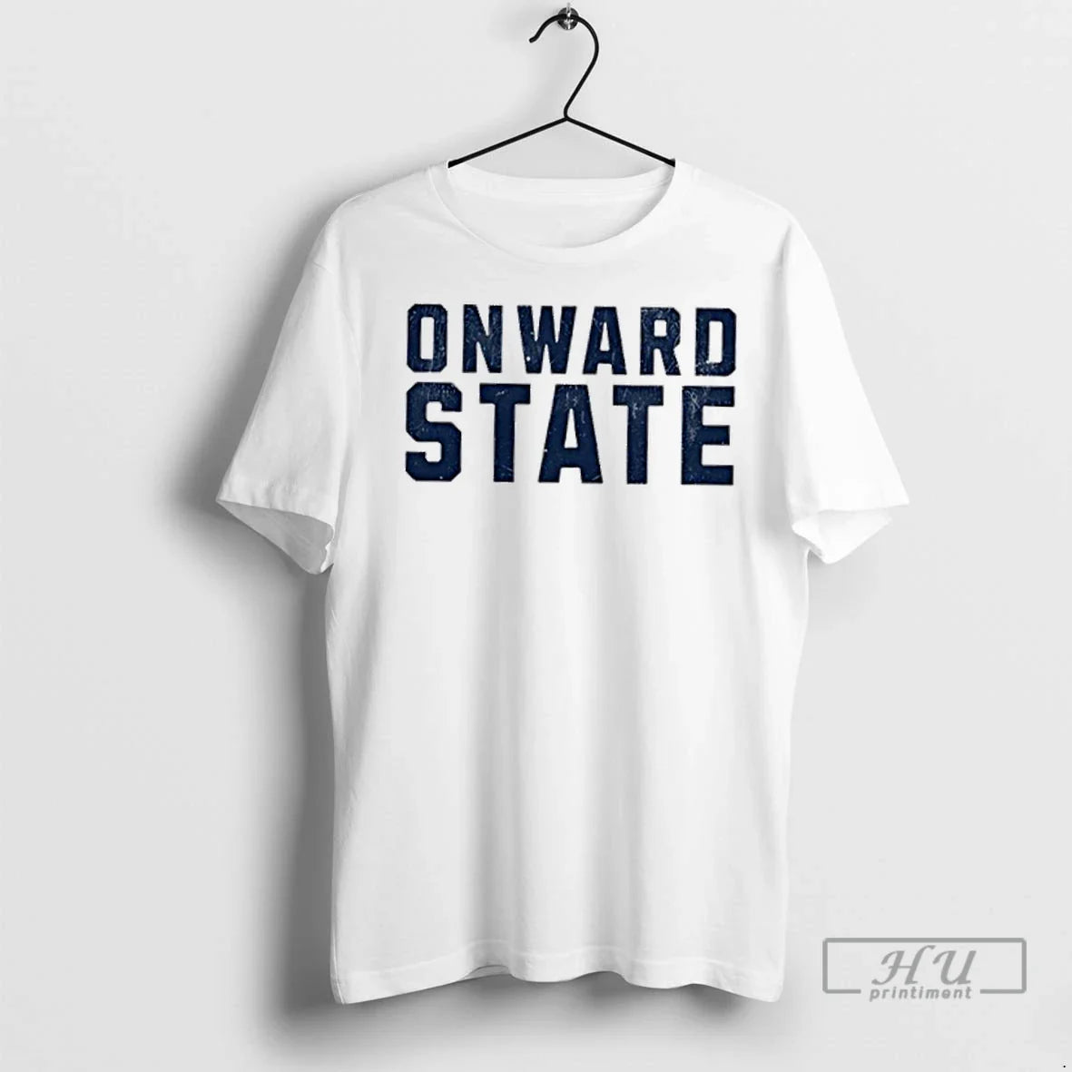 Trending Onward State Text Simple T Shirts Unisex