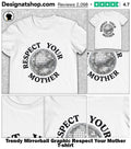 Trendy Mirrorball Graphic Respect Your Mother shirt