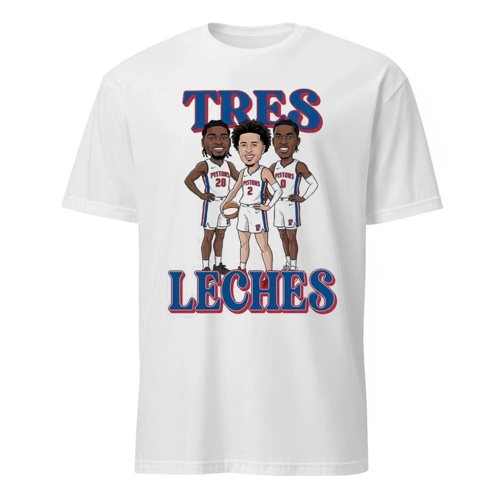 Tres Leches Detroit Pistons Isaiah Stewart Jalen Duren Cade Cunningham Shirt