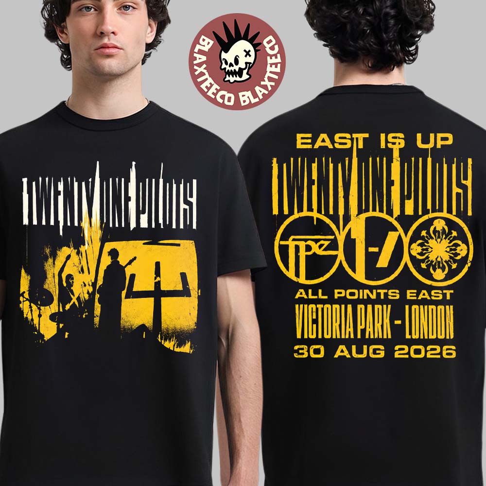 Twenty One Pilots All Points East 2026 Festival Exclusive Merch Tee At Victoria Park London 30 August 2026 T-Shirt