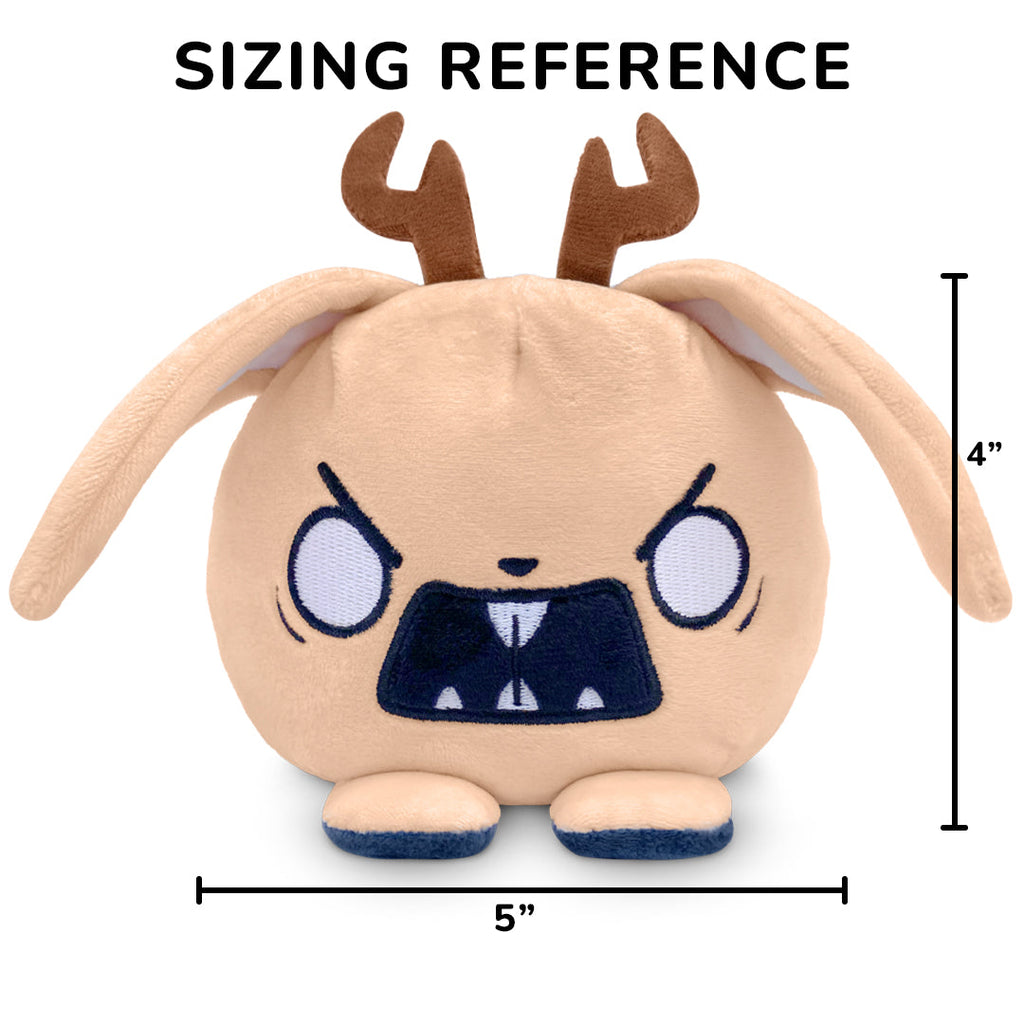 Twisted Cryptids: Jackalope 4" Reversible Plushie Unisex