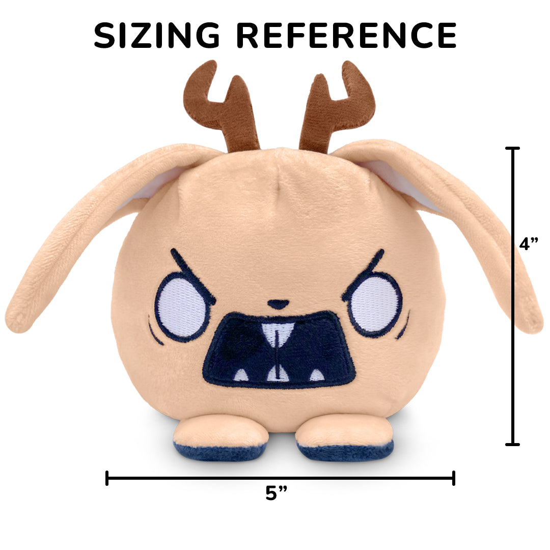 Twisted Cryptids: Jackalope 4" Reversible Plushie Unisex