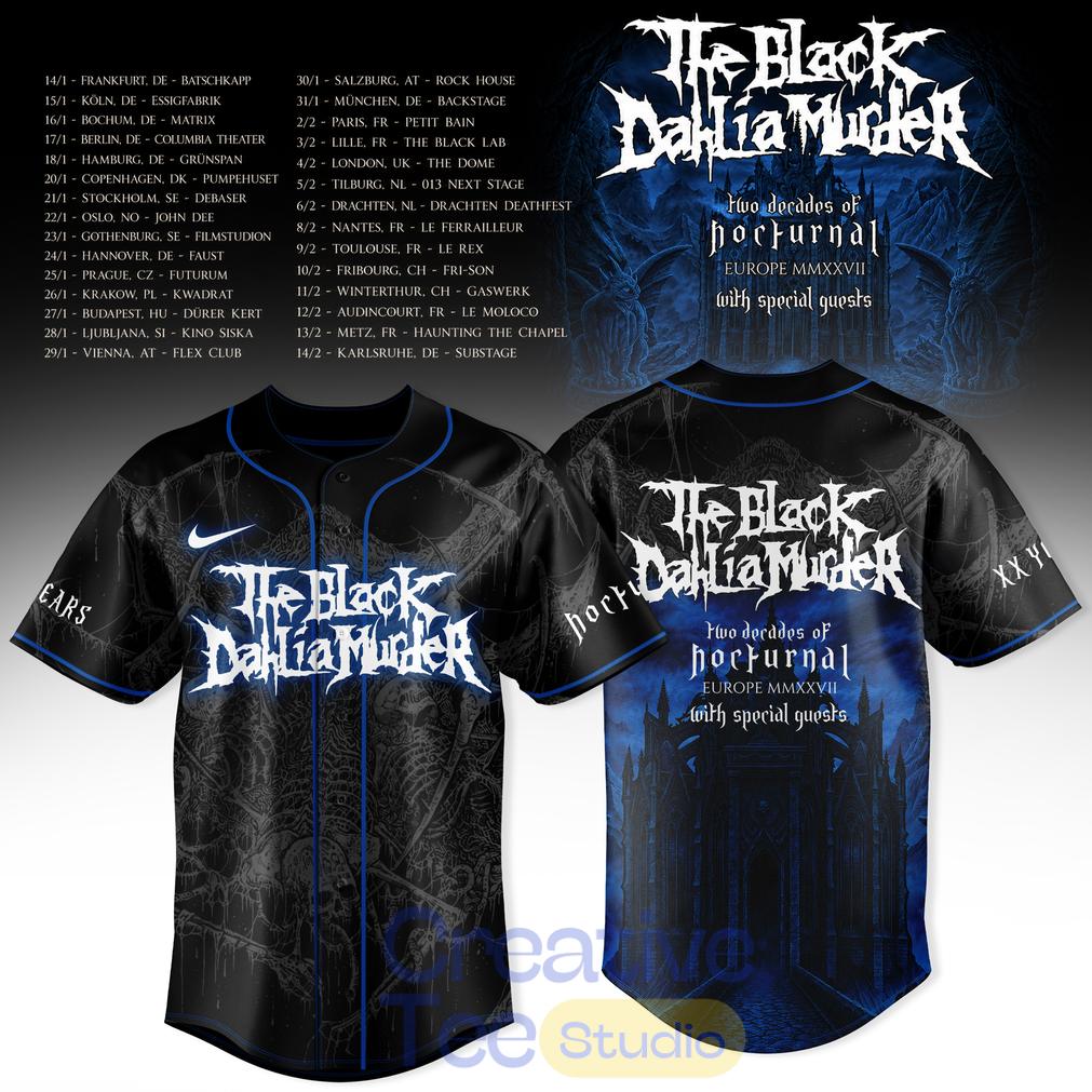 Two Decades of Nocturnal Europe MMXXVII Baseball Jersey