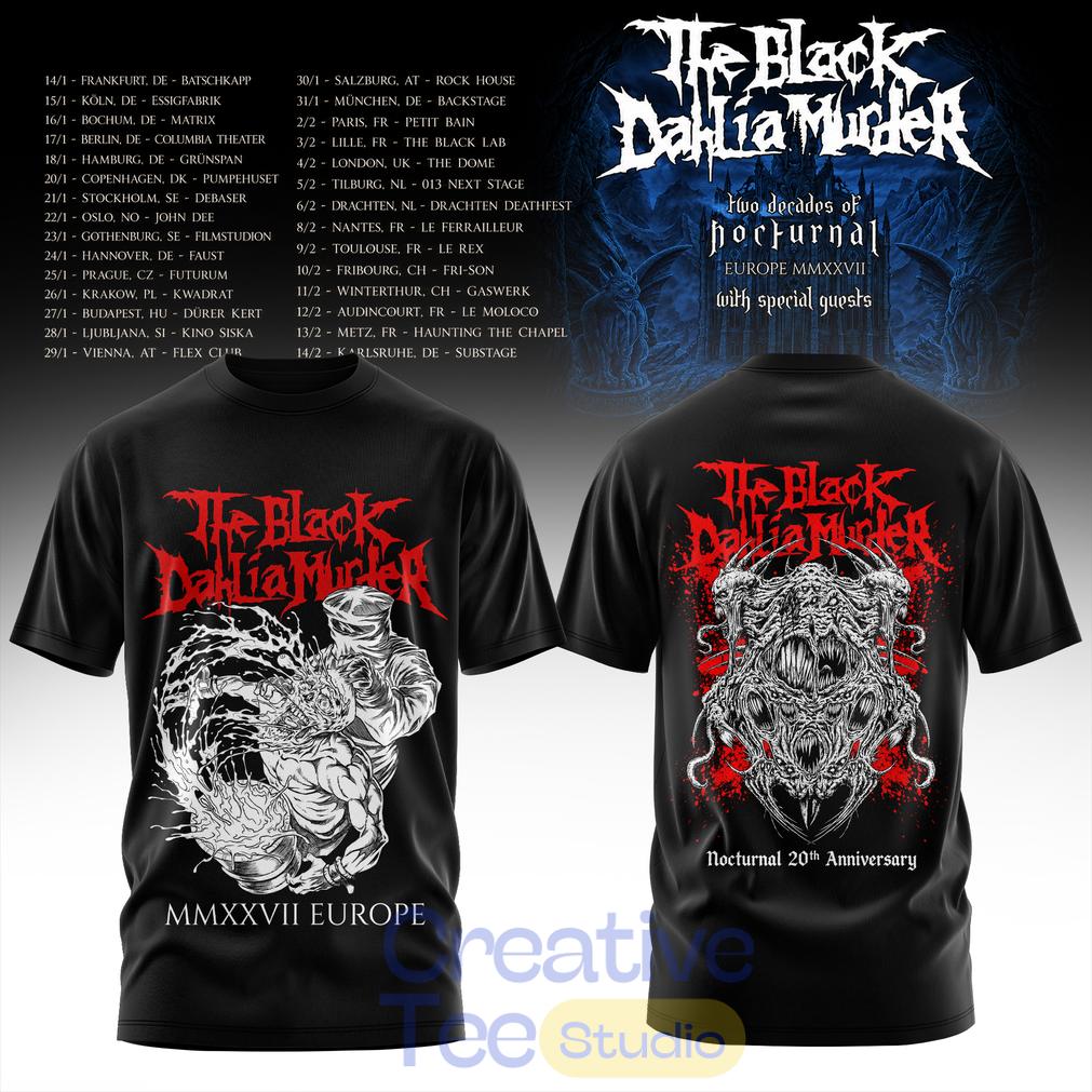 Two Decades of Nocturnal Europe MMXXVII Special Tee Hoodie