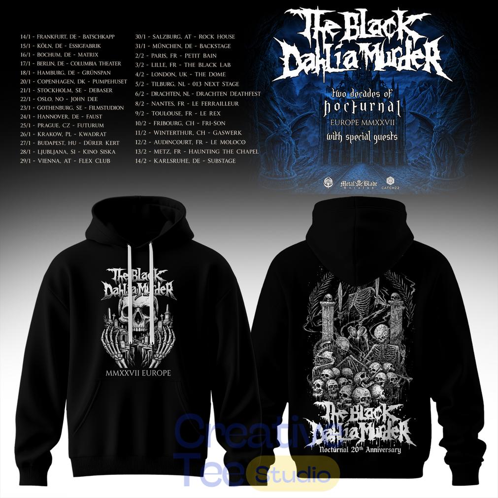 Two Decades of Nocturnal Europe MMXXVII Special Tee Hoodie