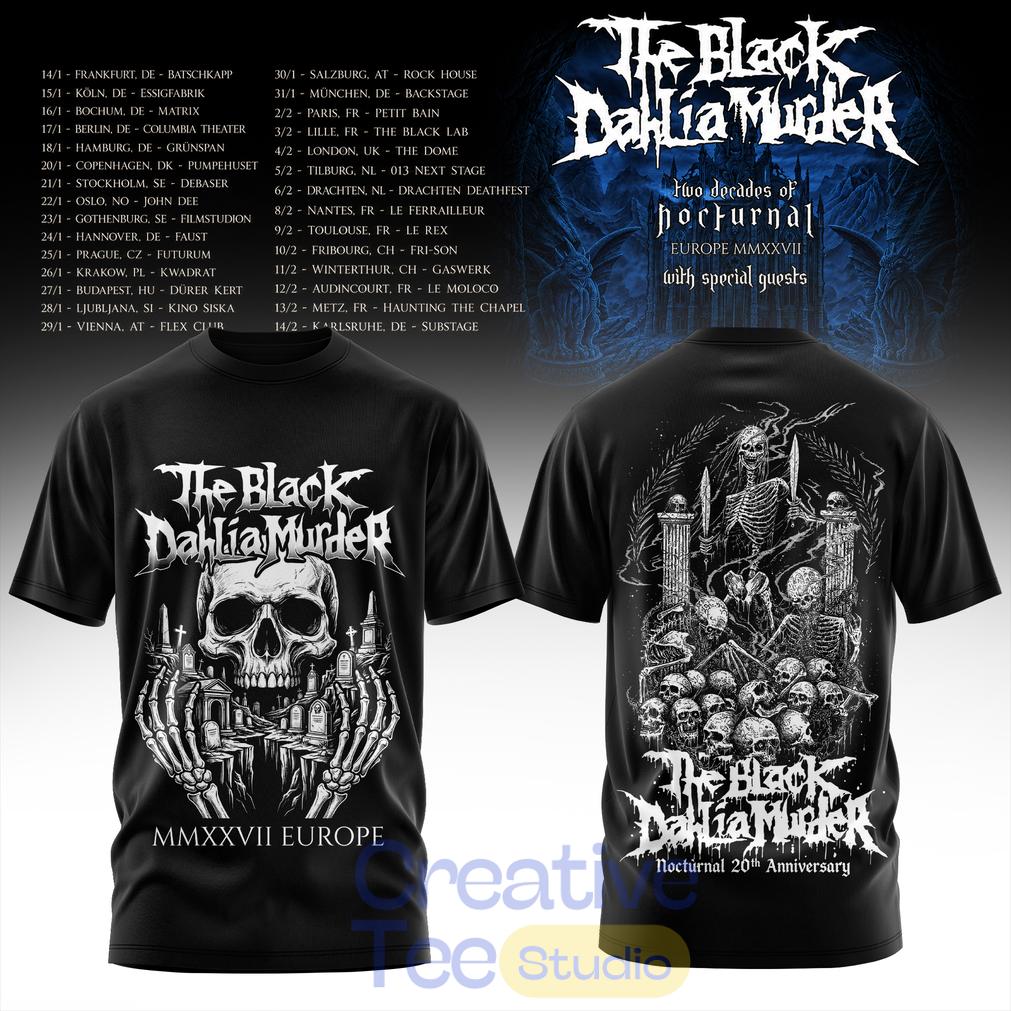 Two Decades of Nocturnal Europe MMXXVII Special Tee Hoodie
