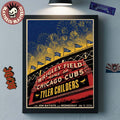 Tyler Childers Chicago Illinois 2026 Event Poster At Wrigley Field Home Of Chicago Cubs On July 12 2026 Home Decor Poster Canvas