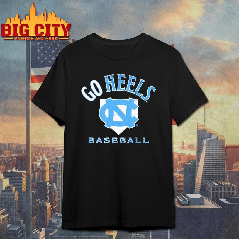 UNC Baseball Go Heels Home Plate State logo Shirt Unisex