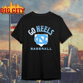 UNC Baseball Go Heels Home Plate State logo Shirt Unisex