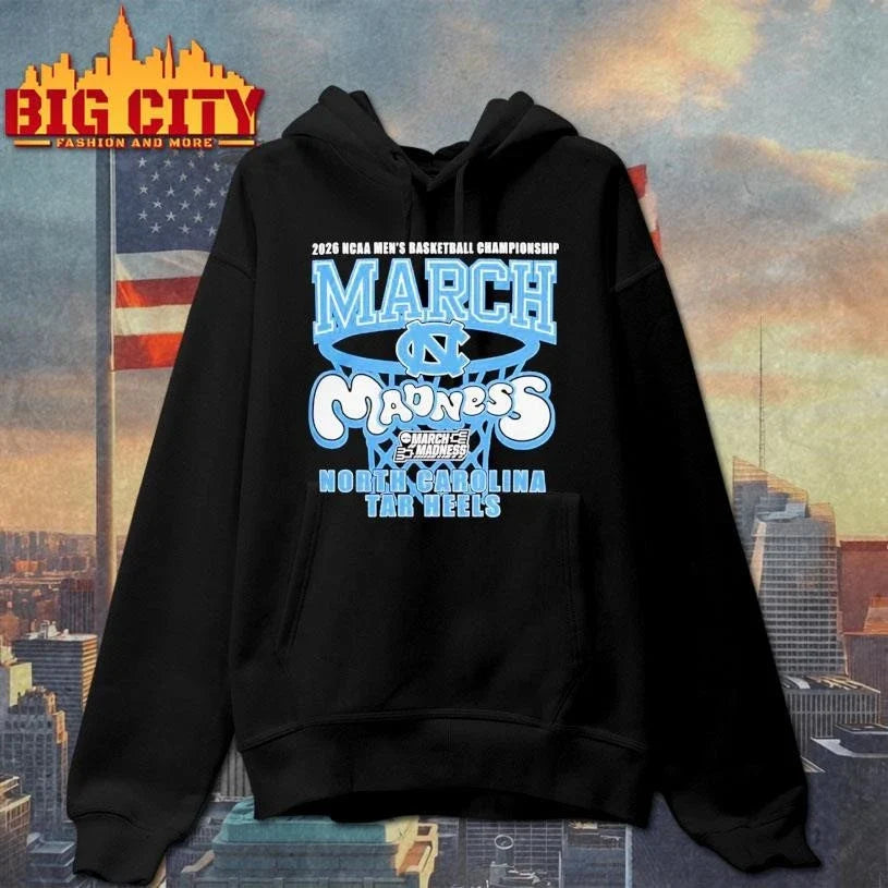 UNC Tar Heels 2026 NCAA Men’s Basketball Championship March Madness T Shirt Unisex