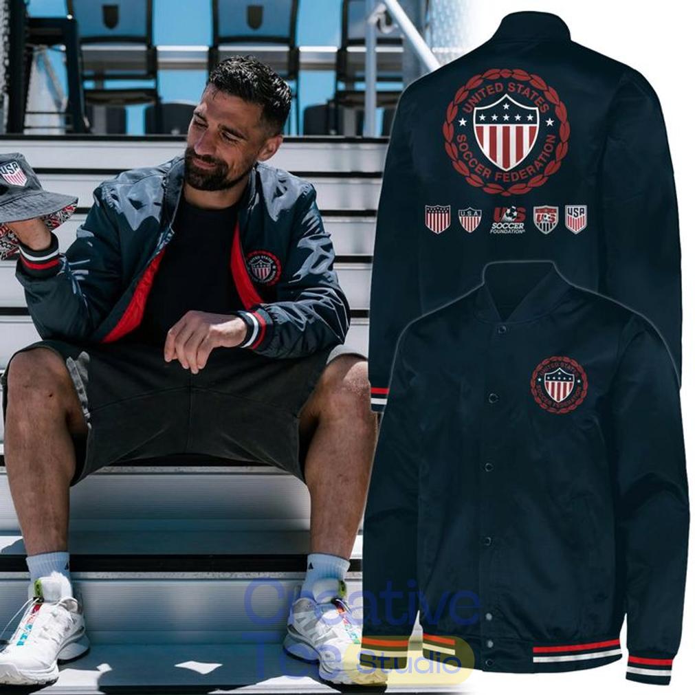 US Soccer Federation Bomber Jacket – Team USA Football Fan Gear Streetwear