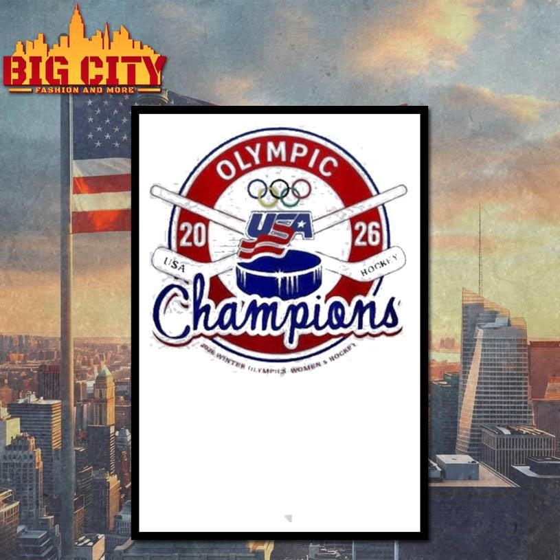 USA Hockey 2026 Women Olympic Champions Shirt Unisex