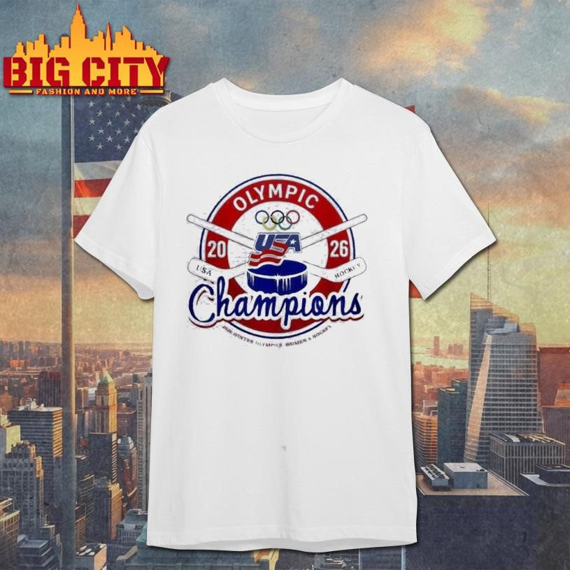 USA Hockey 2026 Women Olympic Champions Shirt Unisex