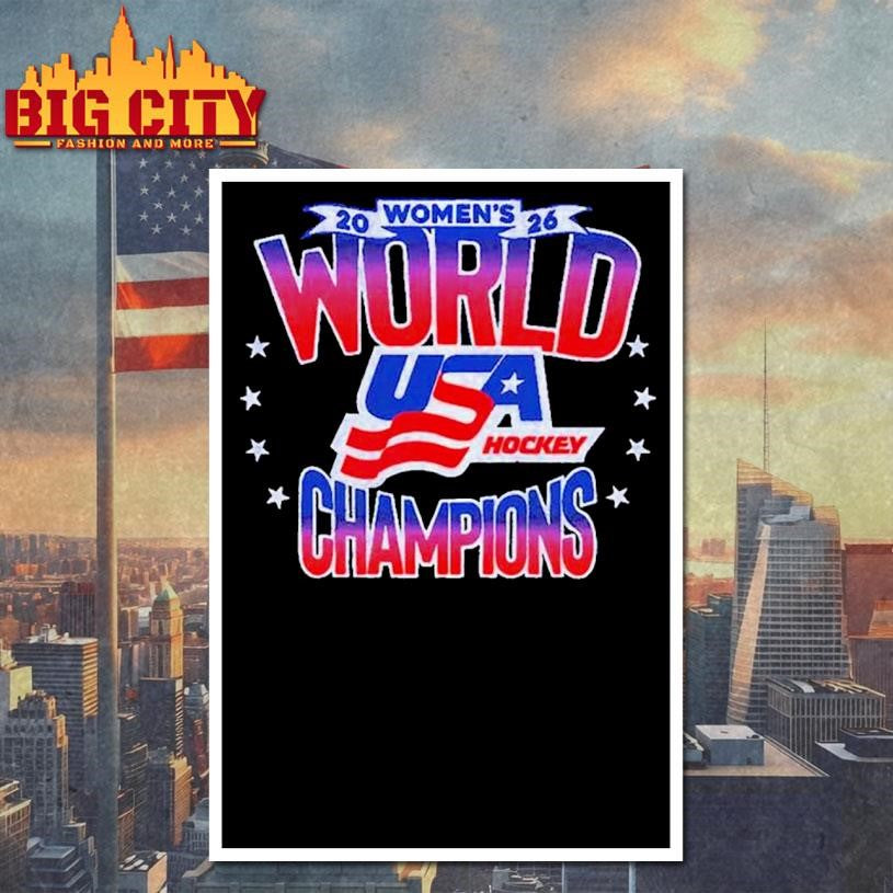 USA Hockey Women’s World Champions 2026 Shirt Unisex