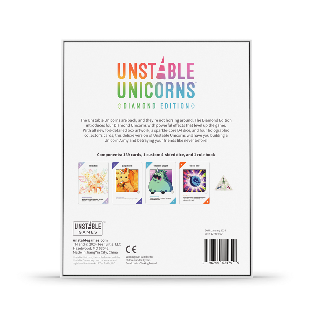 Unstable Unicorns: Diamond Edition: Base Game Unisex