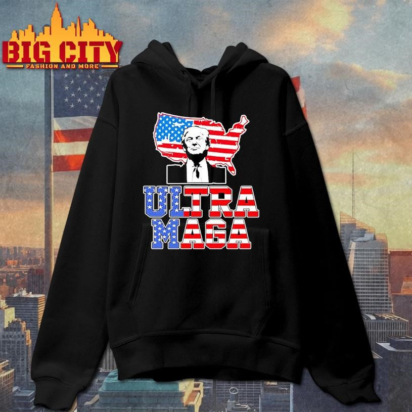 Ultra Mega Patriotic Trump Republicans Usa Flag Shirt Unisex