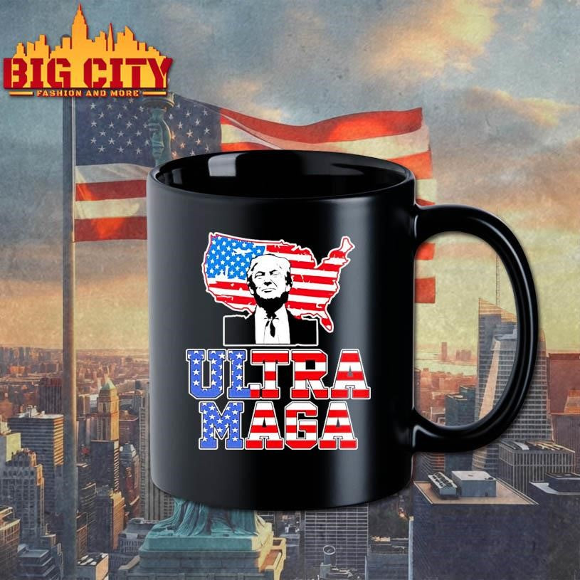 Ultra Mega Patriotic Trump Republicans Usa Flag Shirt Unisex