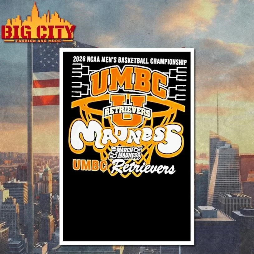 Umbc Retrievers 2026 Ncaa Mens Basketball Championship March Madness Shirt Unisex