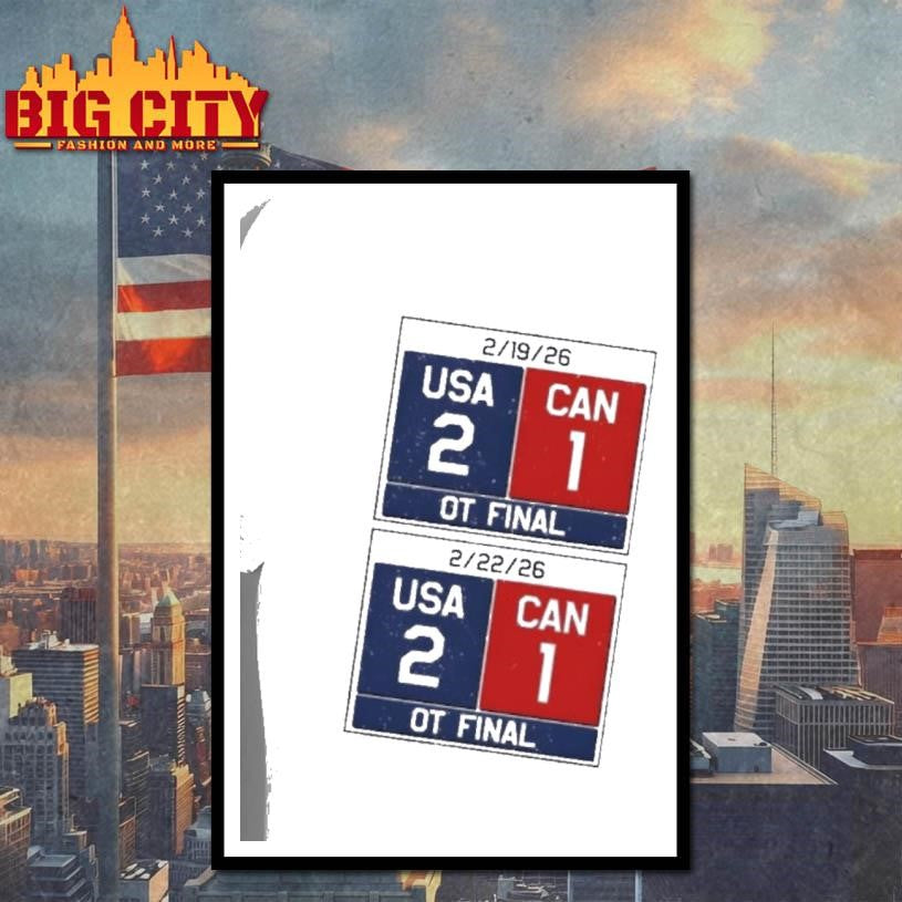 Usa Hockey 2026 Champions Usa Vs Canada Shirt Unisex