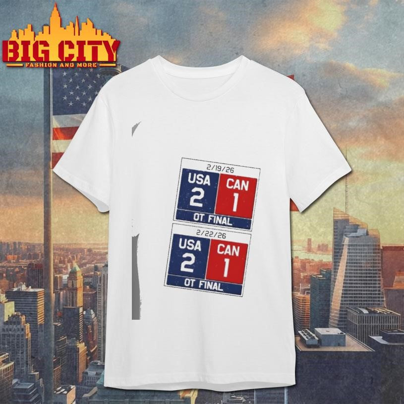 Usa Hockey 2026 Champions Usa Vs Canada Shirt Unisex