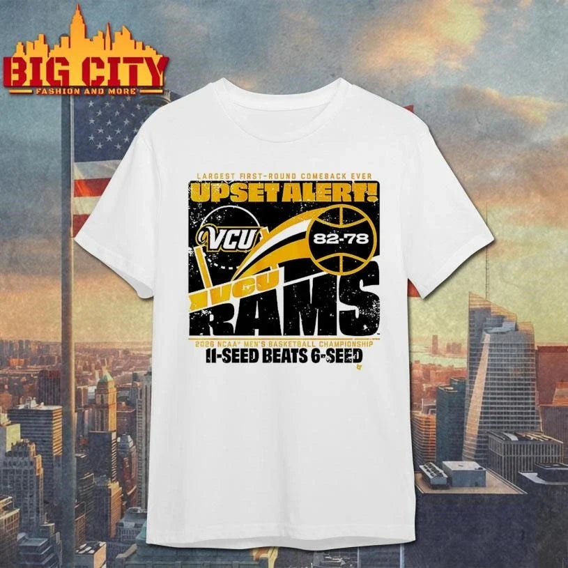 VCU Rams MBB 2026 March Madness Upset Alert Vintage Shirt Unisex