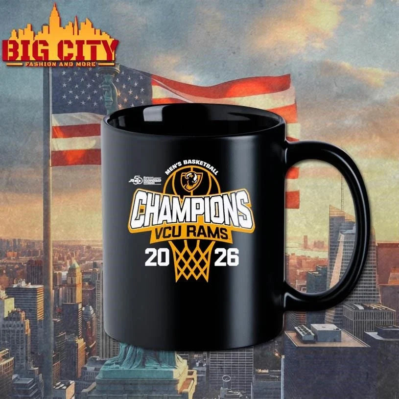 VCU Rams Men’s Basketball 2026 Atlantic 10 Tournament Champions Locker Room Shirt Unisex