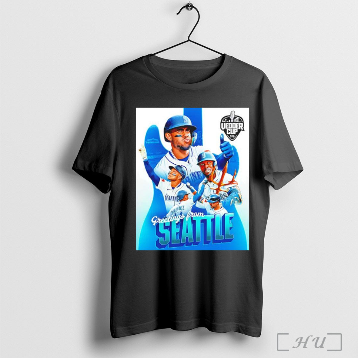 Vedder Cup Greetings From Seattle Mariners T Shirt Unisex