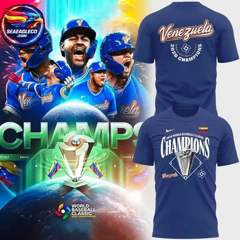 Venezuela Baseball World Baseball Classic Champions 2026 For Fan Two Sided Shirt Unisex