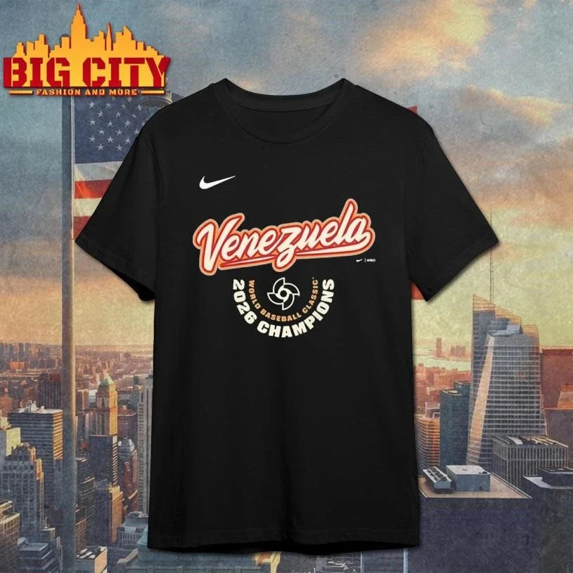 Venezuela Baseball World Baseball Classic Champions 2026 Logo Shirt Unisex