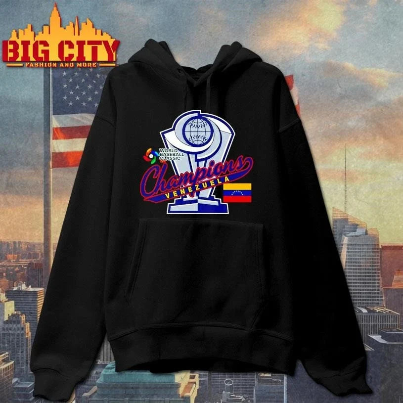Venezuela Wins World Baseball Classic Champions 2026 Trophy Shirt Unisex