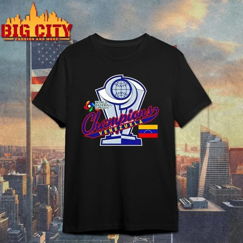 Venezuela Wins World Baseball Classic Champions 2026 Trophy Shirt Unisex