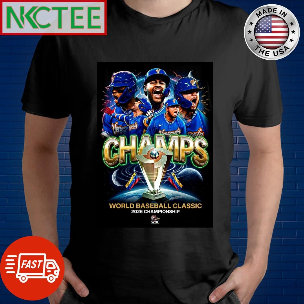 Venezuela World Baseball Classic 2026 Champions T-Shirt – Nkctees Premium Edition