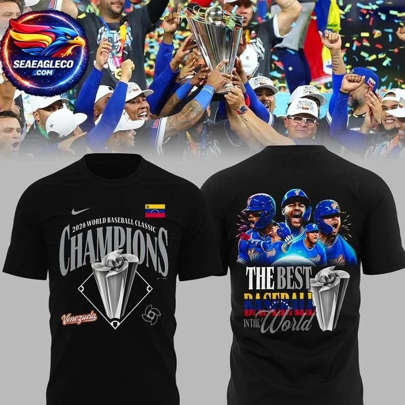 Venezuela World Baseball Classic 2026 Champions Two Sided Shirt Unisex