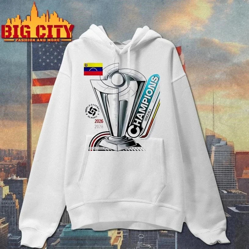 Venezuela World Baseball Classic 2026 Champions trophy logo T Shirt Unisex