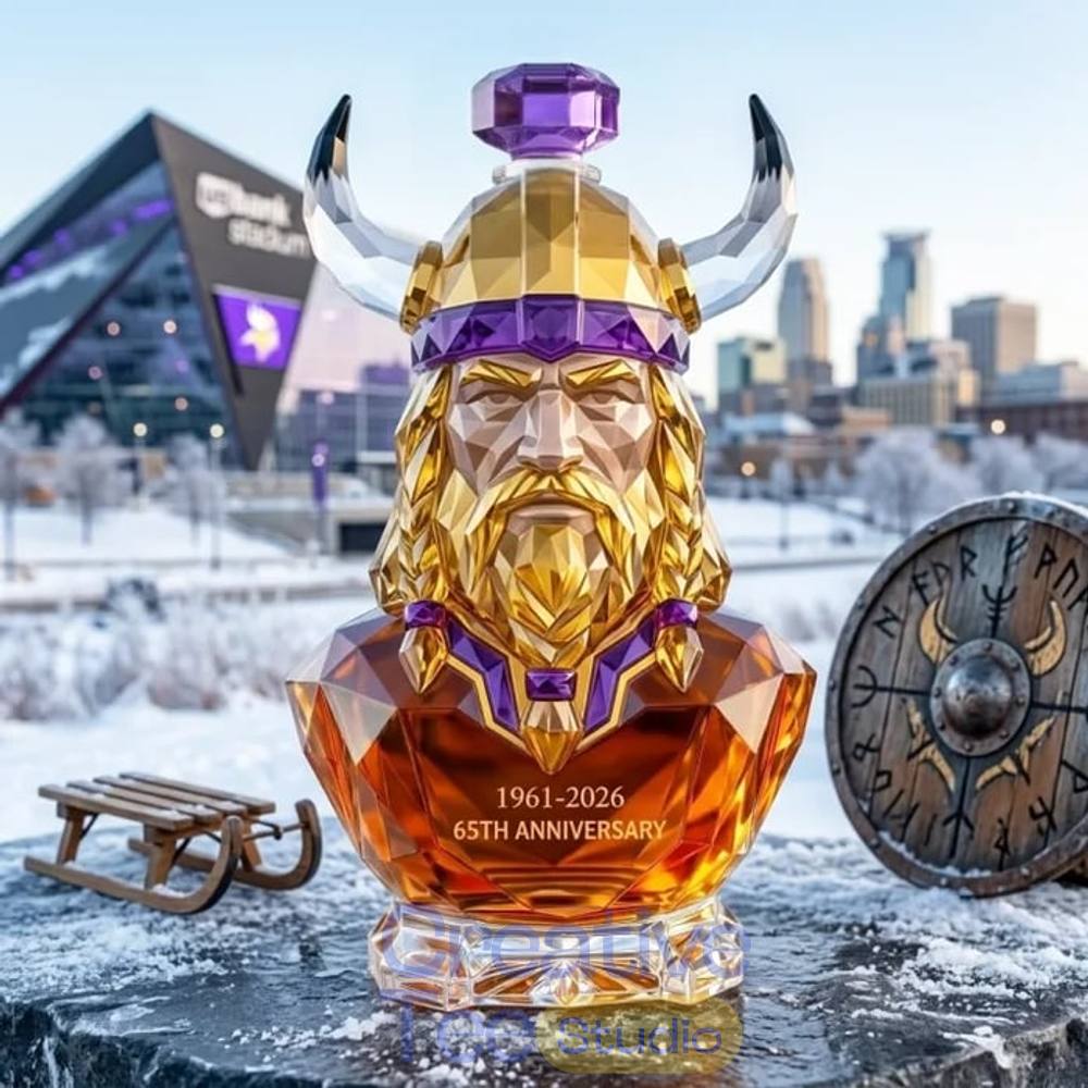 Viking Skol 1961-2026 65th Anniversary Whiskey Bottle
