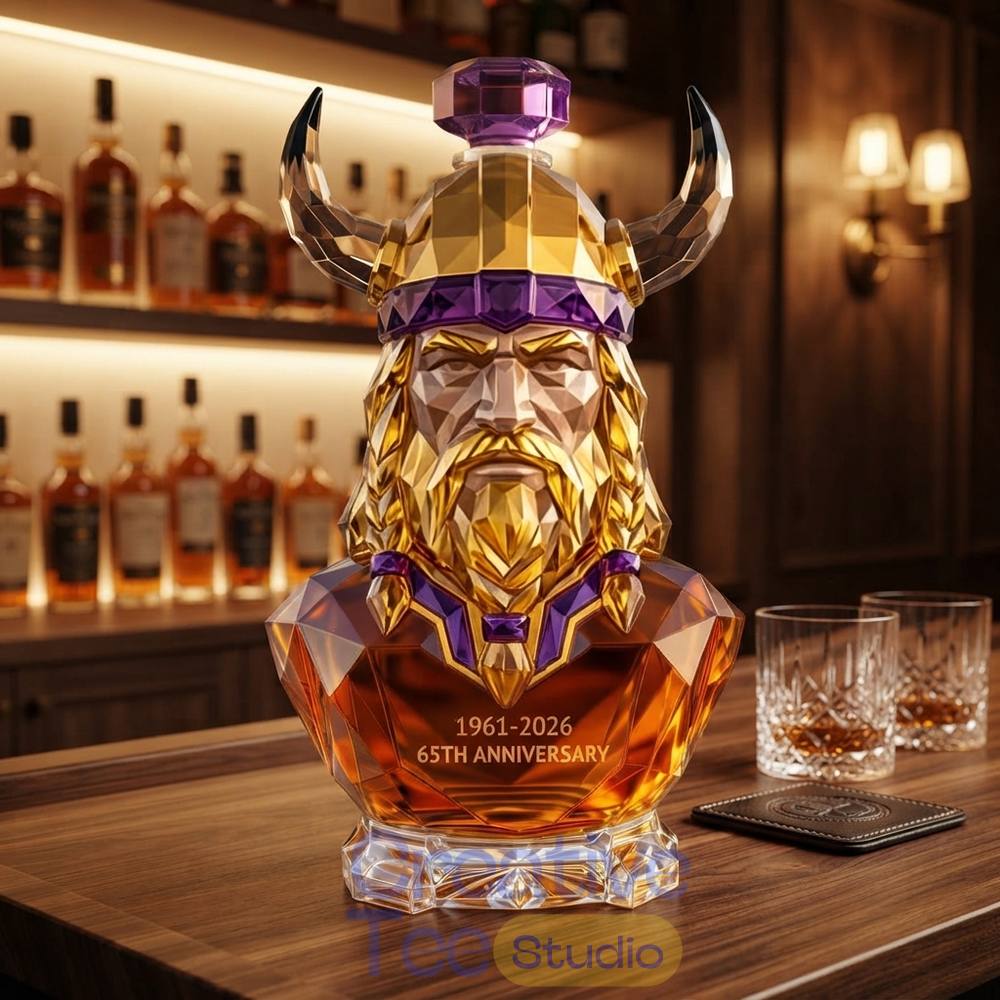 Viking Skol 1961-2026 65th Anniversary Whiskey Bottle