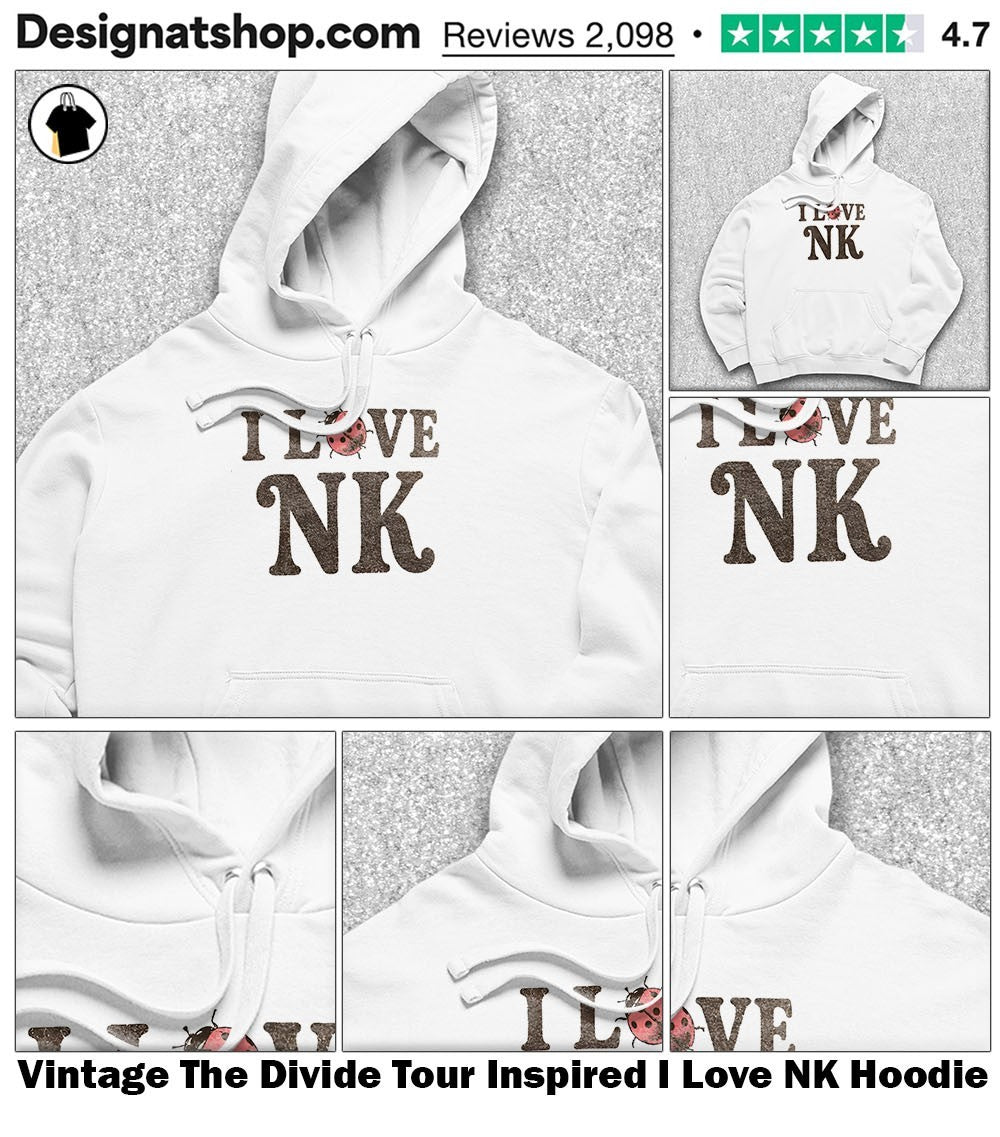 Vintage The Divide Tour Inspired I Love NK shirt