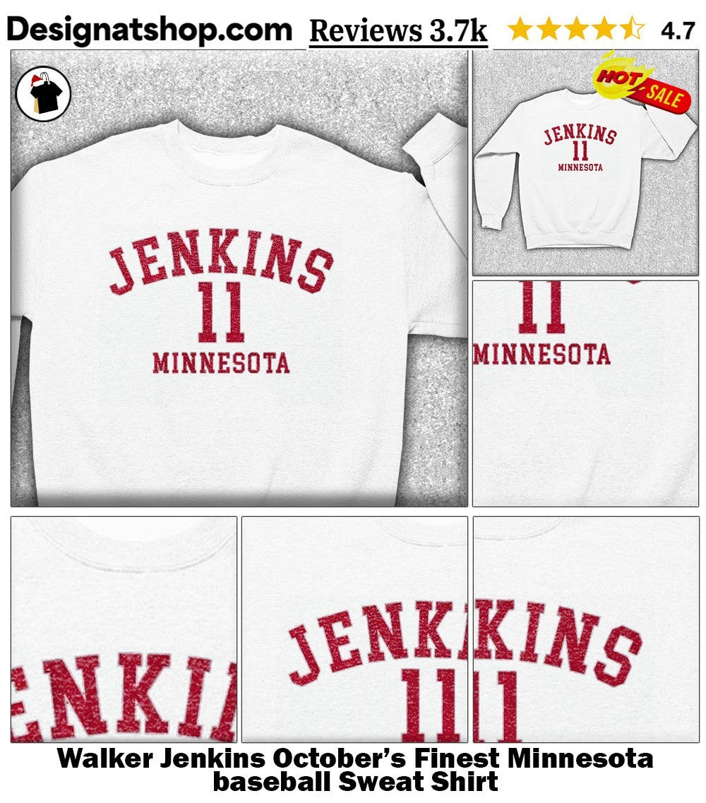 Walker Jenkins October’s Finest Minnesota baseball shirt