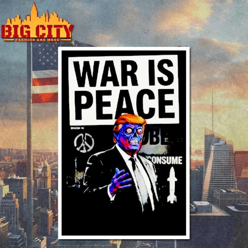 War Is Peace Symbol Trump Goat Shirt Unisex