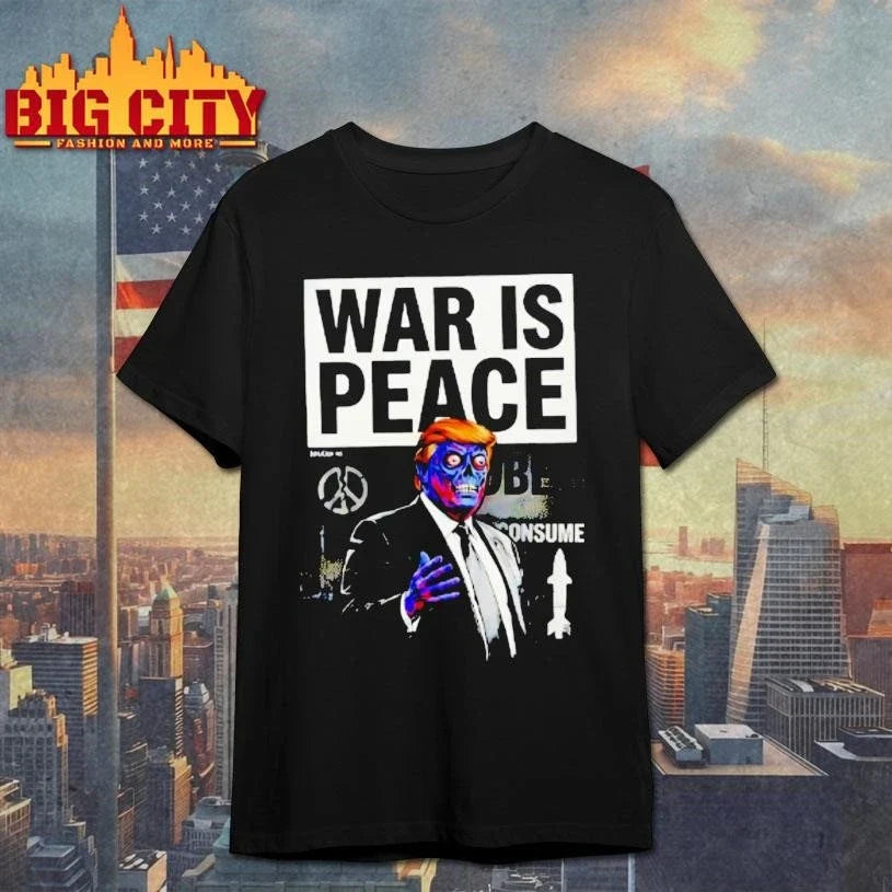 War Is Peace Symbol Trump Goat Shirt Unisex