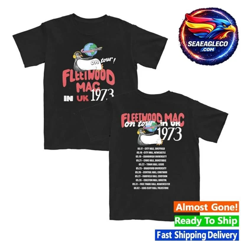 Warner Music Uk Tour ’73 Two Sided Shirt Unisex