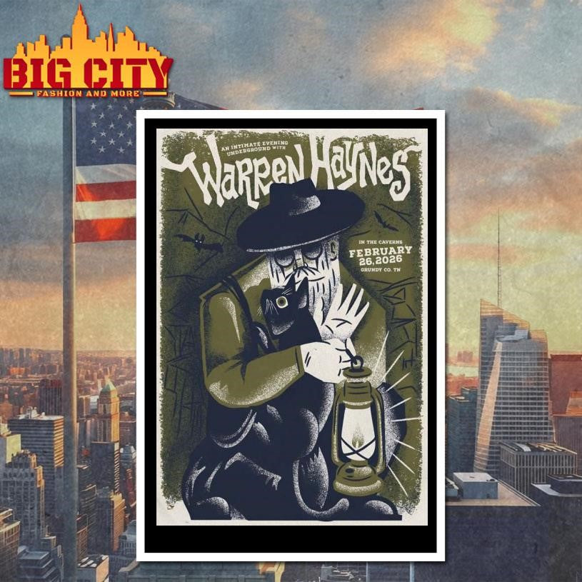 Warren Haynes Grundy County CO TN Feb 26 2026 Poster Shirt Unisex
