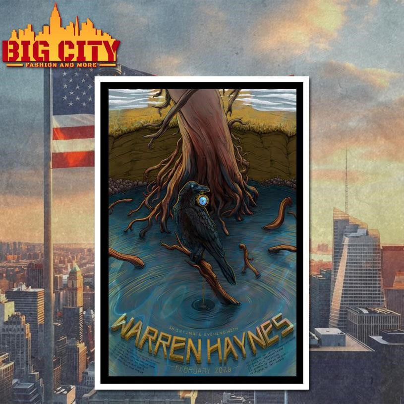 Warren Haynes Tour Feb 2026 Poster Shirt Unisex