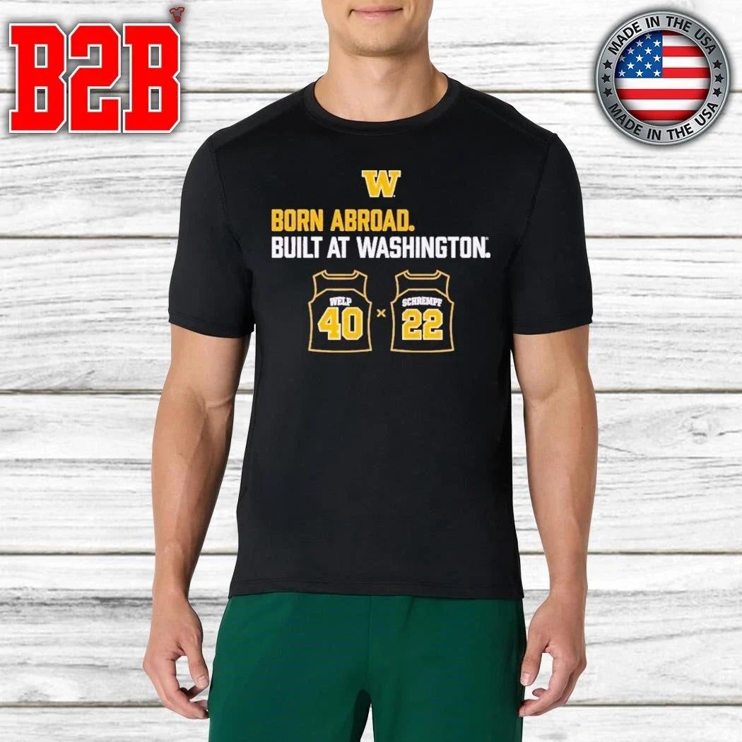 Washington Huskies Schrempf-Welp Duo Shirt Unisex