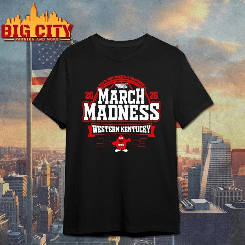 Western Kentucky Hilltoppers 2026 Ncaa Di Mens Basketball Championship March Madness Bound Shirt