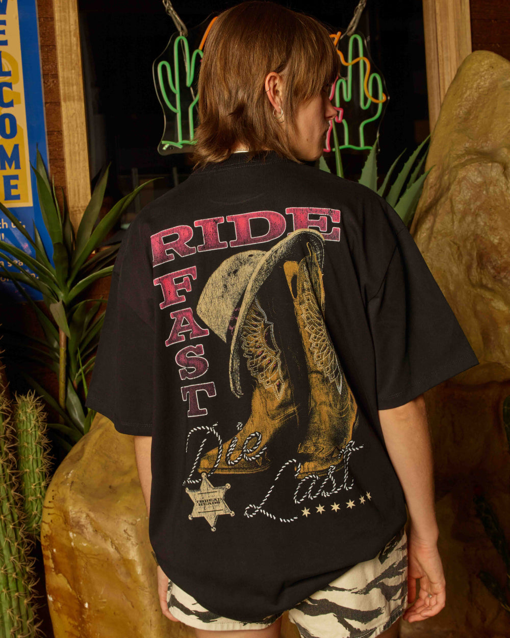 Ride Fast Oversized Tee Unisex