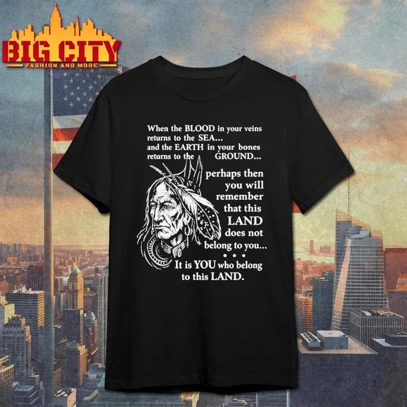 When the BLOOD in your veins returns to the SEA Vintage Shirt Unisex