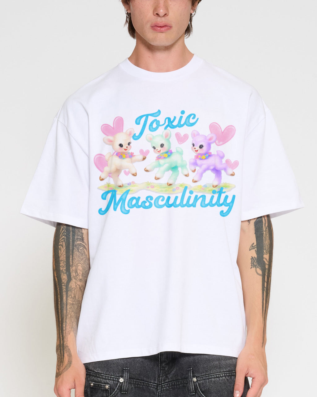 Toxic Masculinity Oversized Tee Unisex