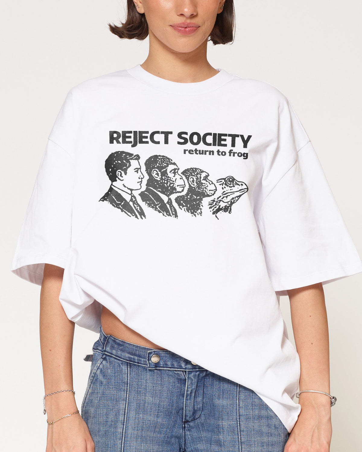 Reject Society Oversized Tee Unisex